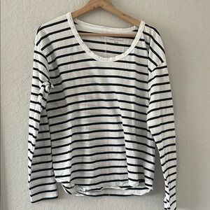 Gap Striped Long Sleeve Top Sz: M Tall